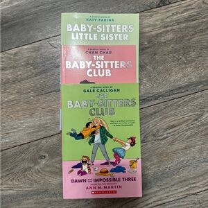 Scholastic Baby-Sitters Club Graphic Novels - 5, 12, 4